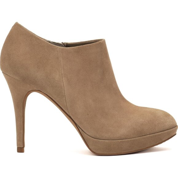 Vince Camuto Women's Tortilla Suede Closed Pointed Toe High Heel Elvin Bootie - Picture 6 of 8
